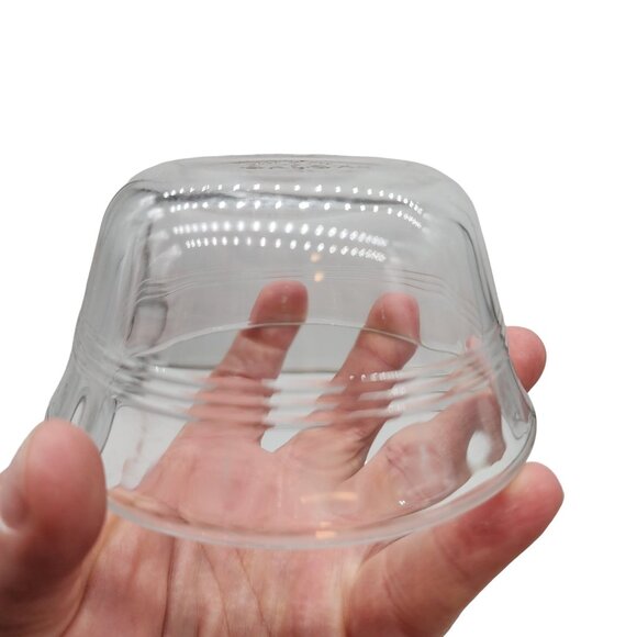 Set Of 6 Vintage Pyrex Clear Glass Custard Cups Dessert Bowls 6 Oz - Picture 3 of 5